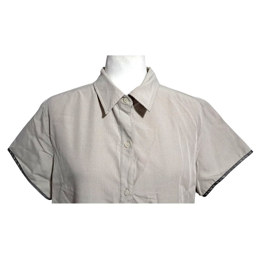 The North Face Womens XL Adventure Ready Plaid Modal SS Travel Shirt - Picture 2 of 9